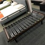 Lattenbodem Lattoflex SL2 standaard R 90/200 op zwarte poten 23 cm
